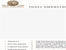 Tablet Screenshot of indiaemerging.com